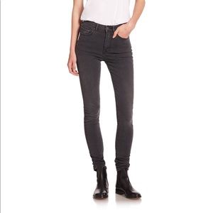 Acne Studios Pin Grey high waist skinny jeans